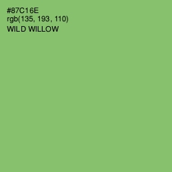 #87C16E - Wild Willow Color Image
